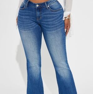 Women's Blue Flared Jeans